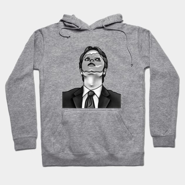 Dwight CPR Doll Face Hoodie by millayabella